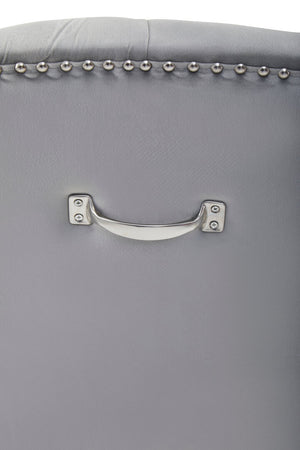 Westbury House Grey Velvet Dining Chair