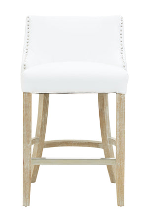 Westbury House White Stud Bar Chair