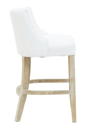 Westbury House White Stud Bar Chair