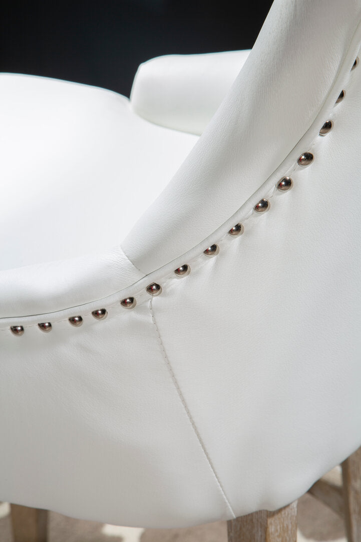 Westbury House White Stud Bar Chair