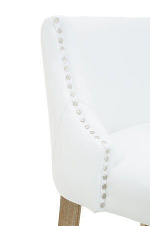 Westbury House White Stud Bar Chair