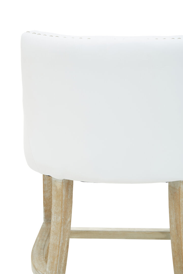 Westbury House White Stud Bar Chair