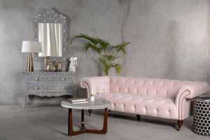 Aira Three Seater Chesterfield Sofa