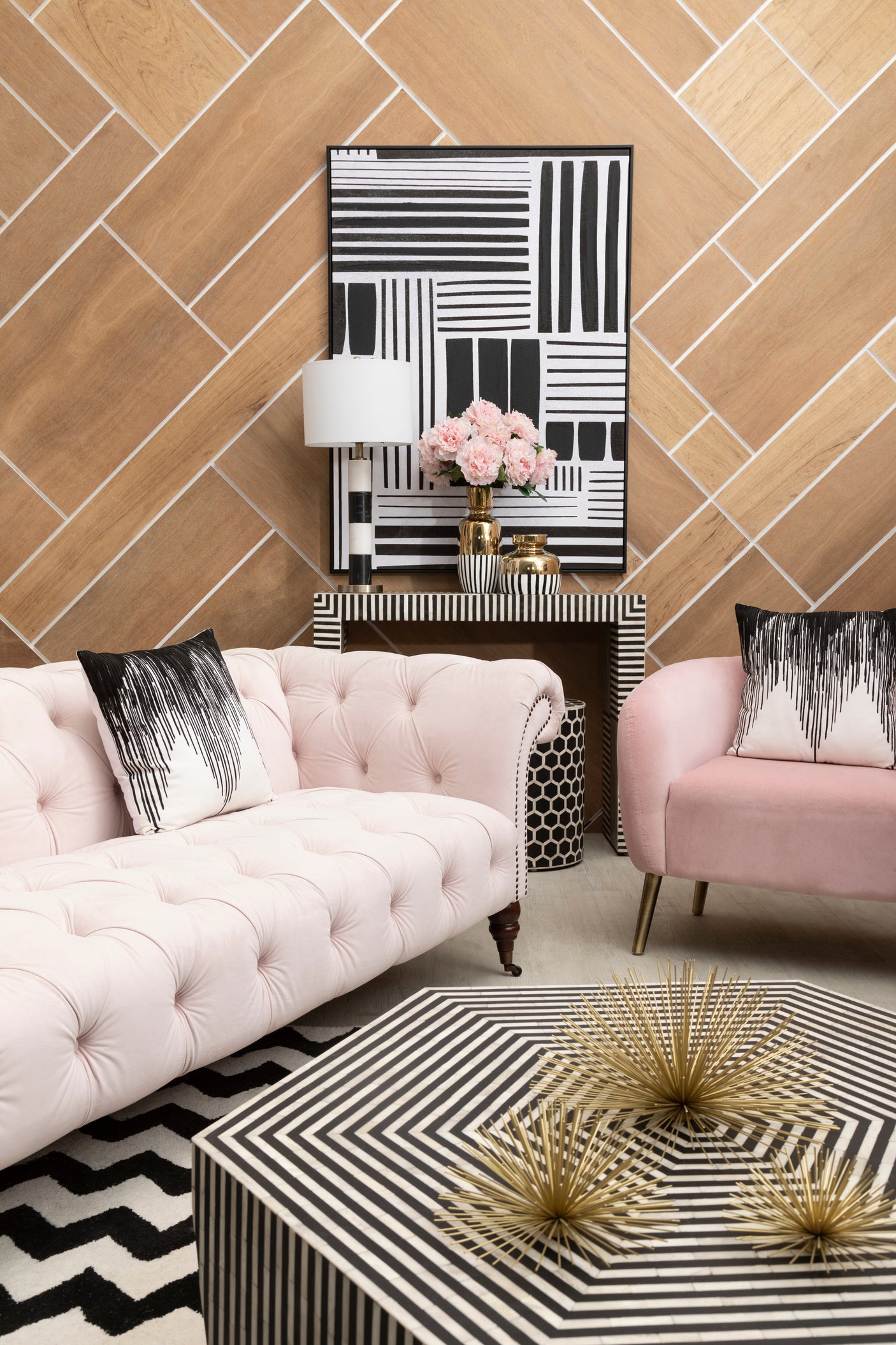 Aira Three Seater Chesterfield Sofa