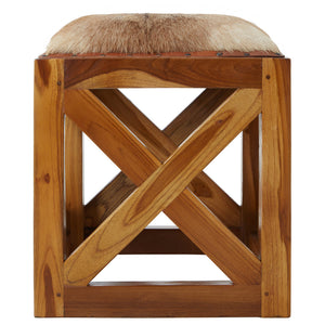 Jakarta Goat Leather Stool