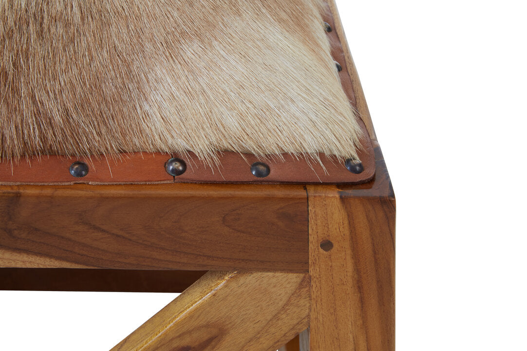 Jakarta Goat Leather Stool