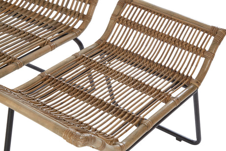 Marano natural rattan footstool