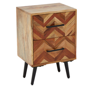 Tessera Mango Wood Bedside Table