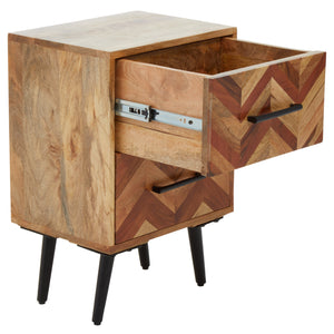 Tessera Mango Wood Bedside Table