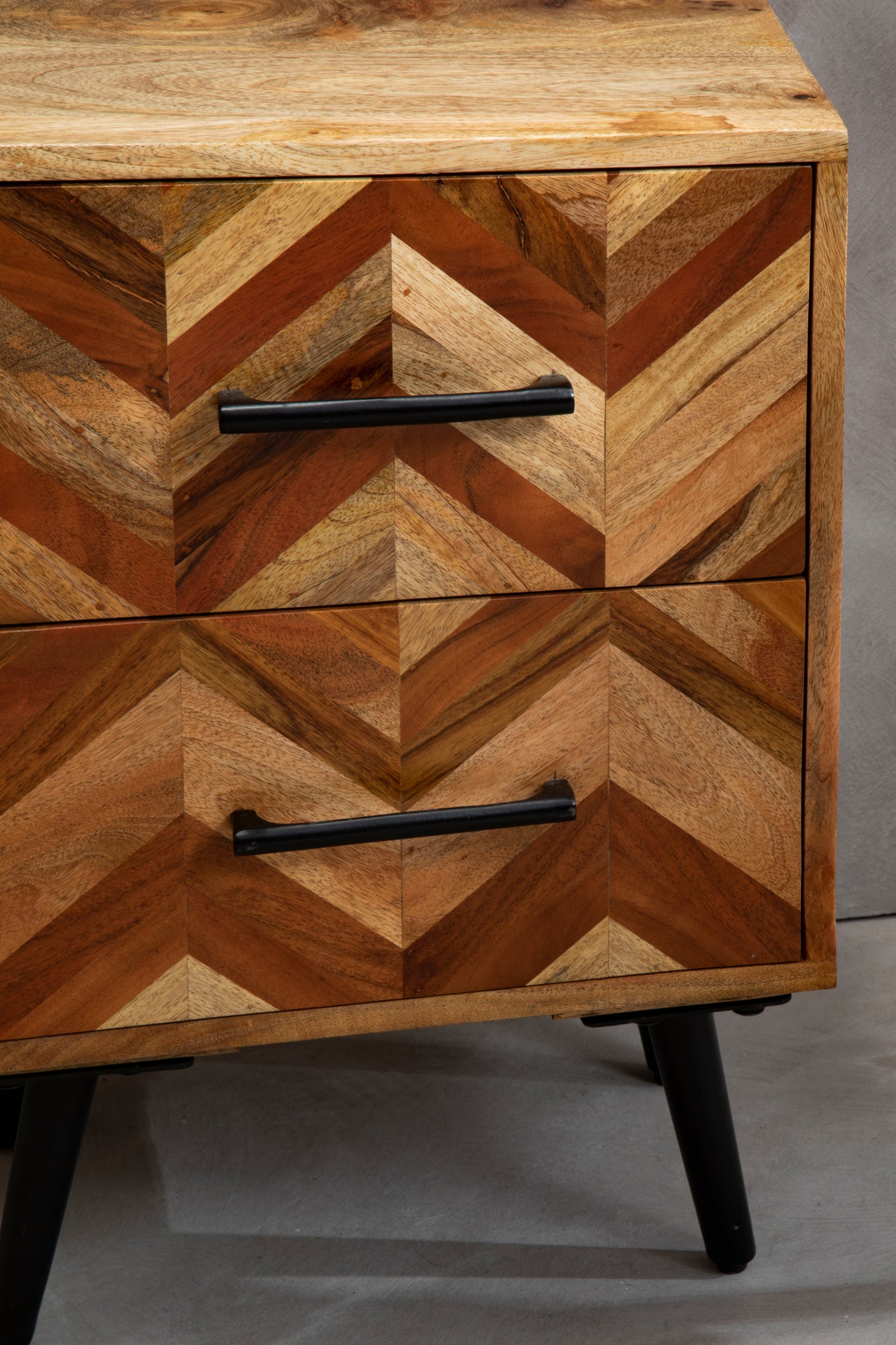 Tessera Mango Wood Bedside Table