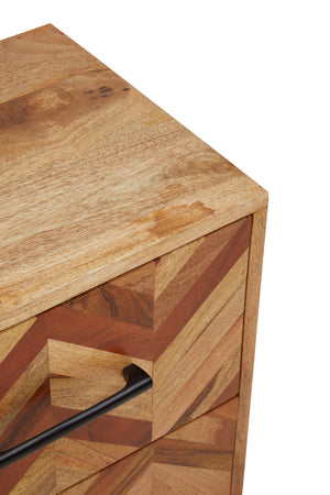 Tessera Mango Wood Bedside Table