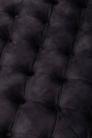 Lucinda Grey Velvet Ottoman