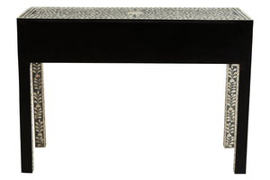 Axis Bone Inlay Desk with 3 Drawers