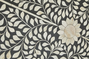 Axis Bone Inlay Desk with 3 Drawers