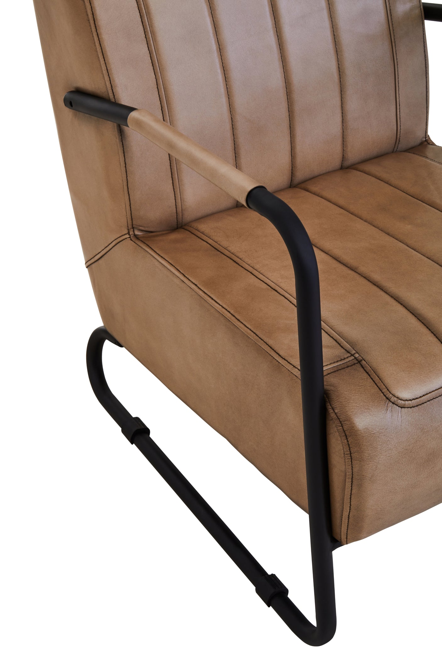 Forge Tan Leather Armchair