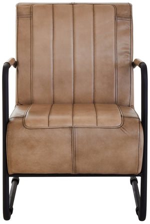 Forge Tan Leather Armchair