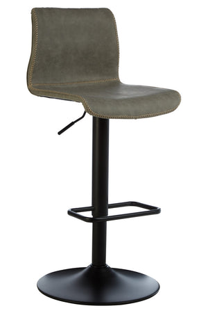 Halton High Back Ash Grey Bar Stools Set of 2