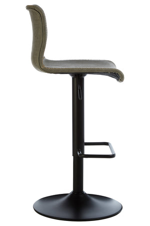 Halton High Back Ash Grey Bar Stools Set of 2