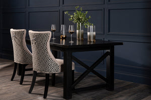 Arden Black Oak Dining Table