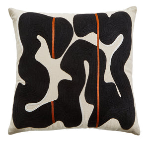 Nuvia Elora Black And Beige Cushion