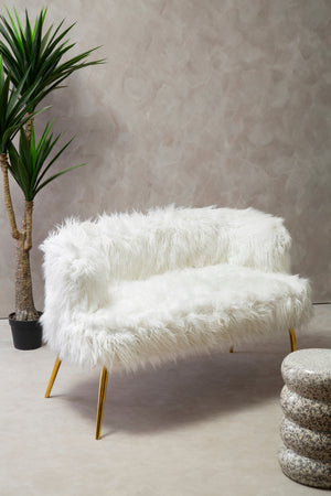 The Honeybourne Ultimate Luxe Fur Effect Sofa