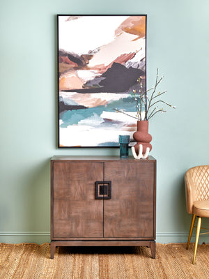 Verona 2 Door Antique Grey Sideboard