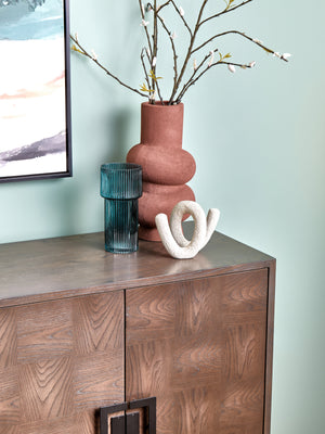Verona 4 Door Antique Grey Sideboard