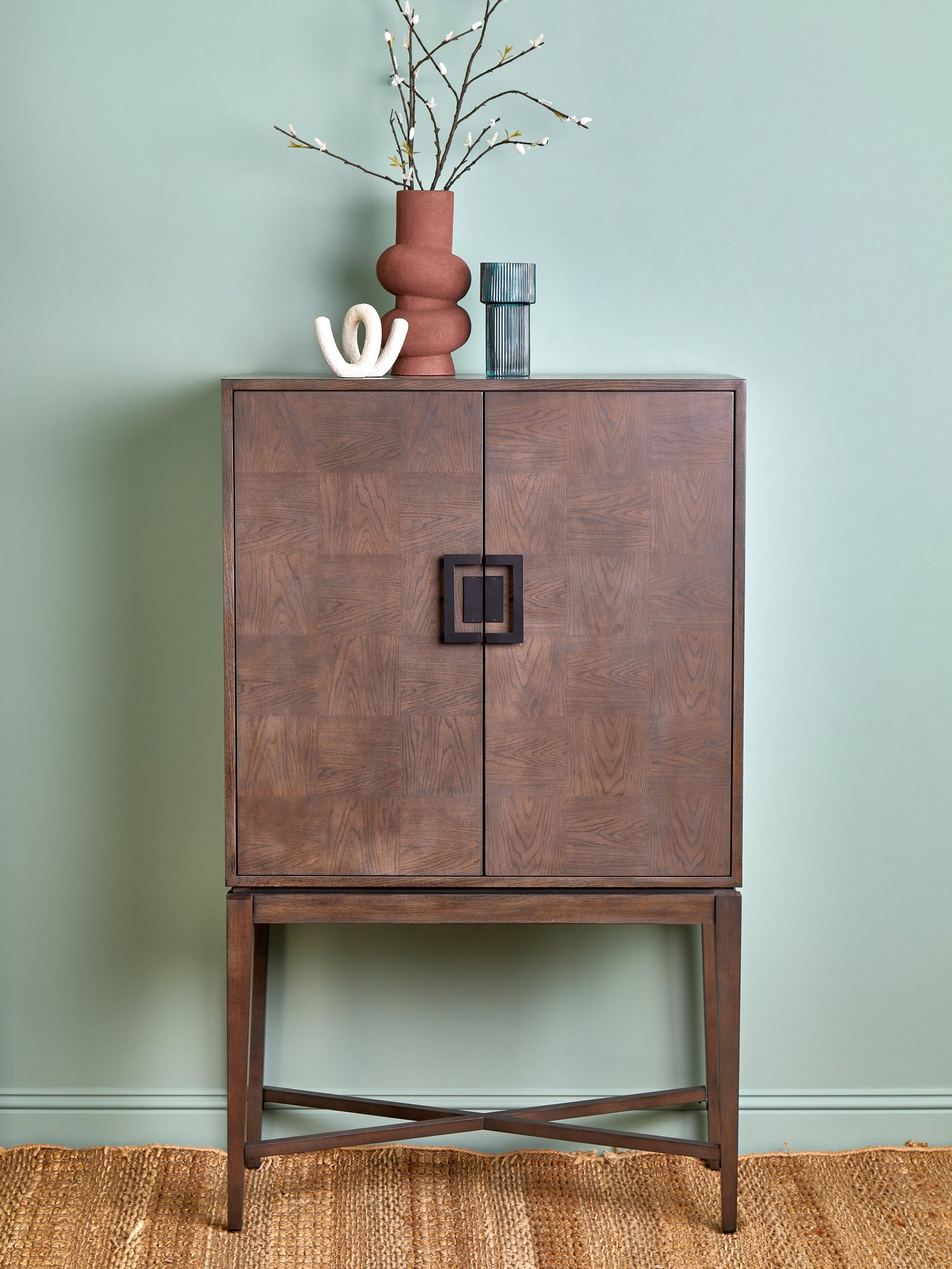 Verona Antique Grey Cabinet