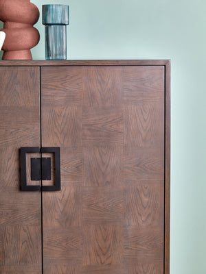 Verona Antique Grey Cabinet