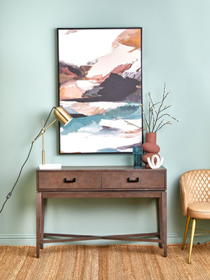 Verona Antique Grey Console Table