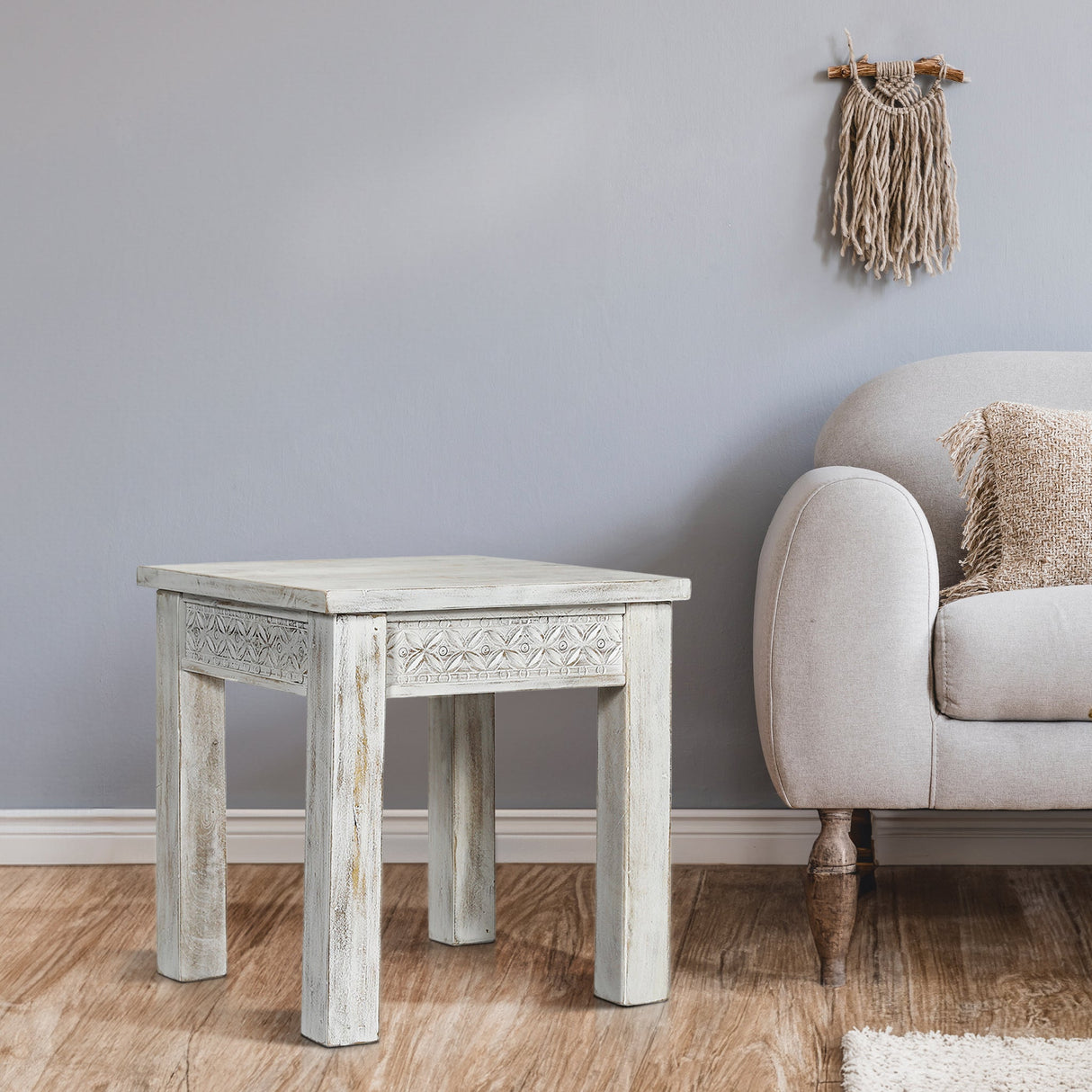 Amari Rustic End Table