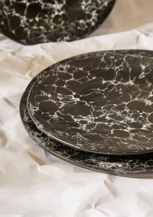 Vara Small Marble Effect Side Plate