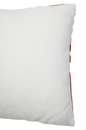 Nuvia Elora Natural and Terracotta Cushion