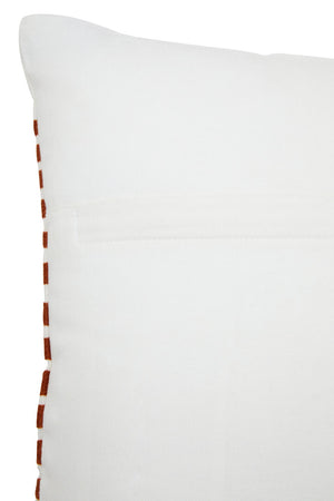 Nuvia Elora Rust And White Cushion