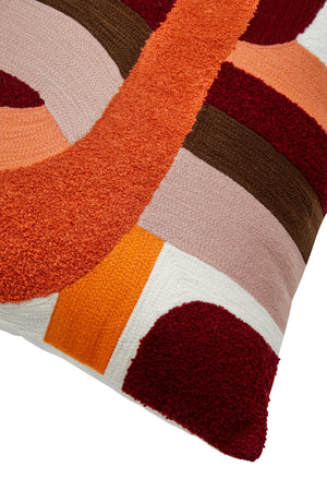 Nuvia Elora Multi Coloured Square Cushion