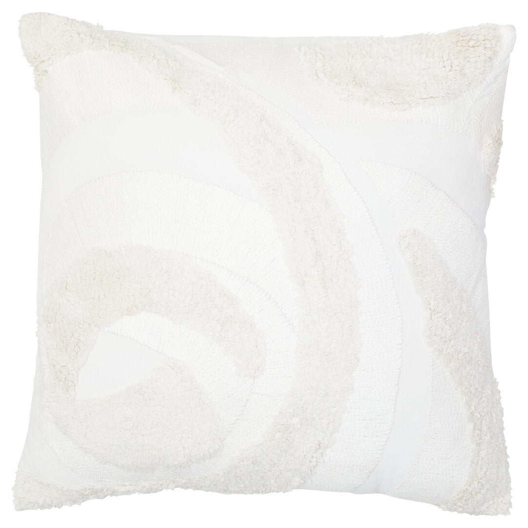 Nuvia Elora Cream Textured Cushion
