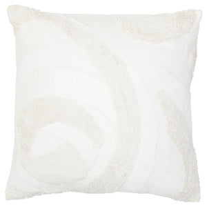Nuvia Elora Cream Textured Cushion