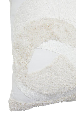 Nuvia Elora Cream Textured Cushion