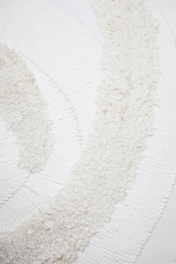 Nuvia Elora Cream Textured Cushion