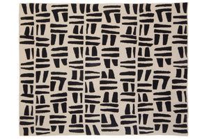 Nuvia Elora Natural And Black Throw