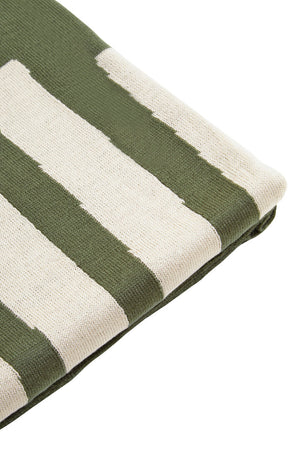 Nuvia Elora Natural And Green Throw