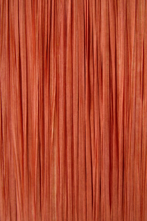 Luma Natural Papier Mache Table Lamp With Rust Raffia Shade