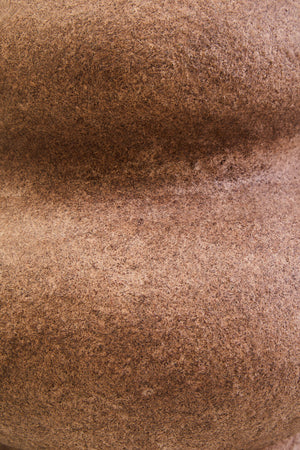 Avara Cotton Mache And Coco Shell Bubble Vase