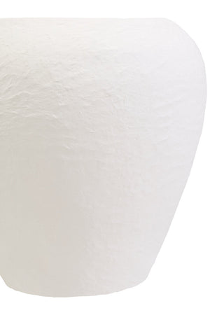 Avara Cotton Mache Large White Planter