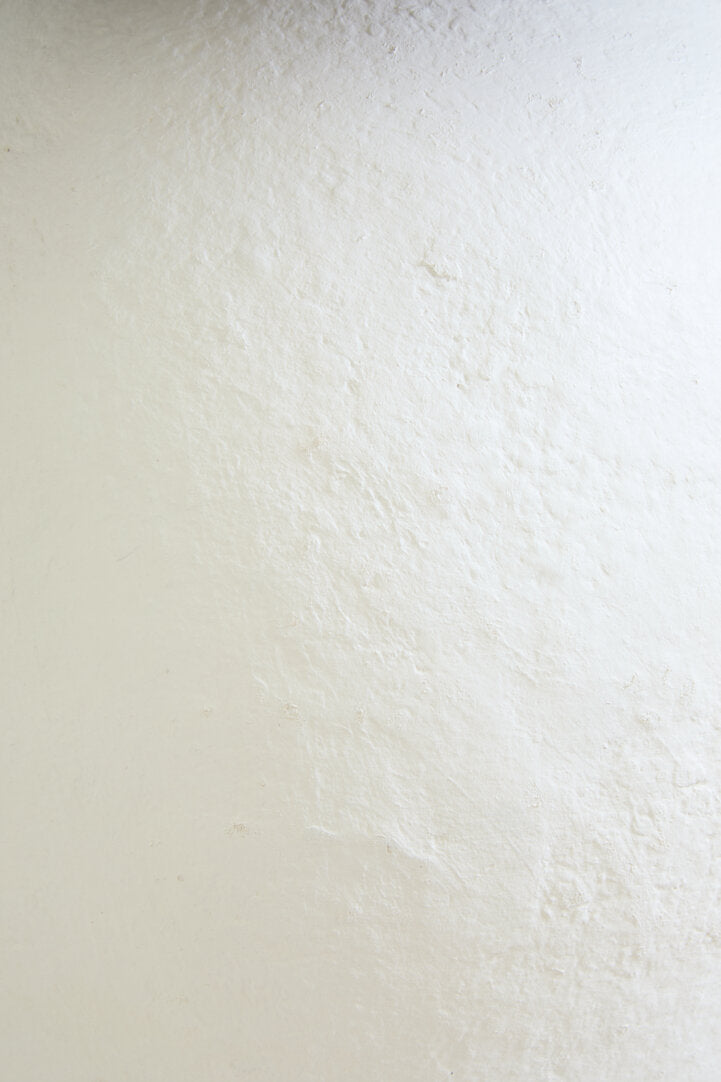 Luma White Papier Mache Table Lamp With Black Raffia Shade