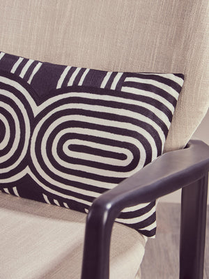Nuvia Elora Black And White Cushion