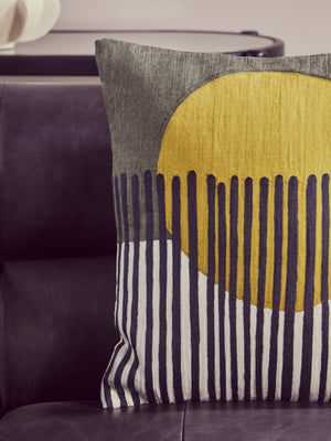 Nuvia Elora Green And White Cushion