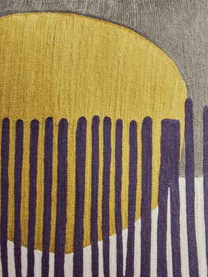 Nuvia Elora Green And White Cushion