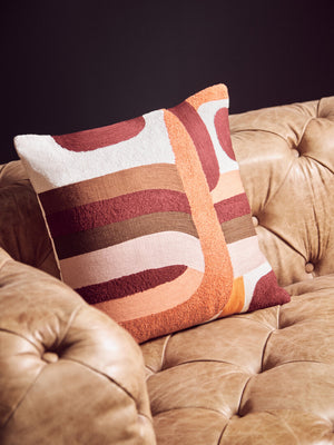 Nuvia Elora Multi Coloured Square Cushion