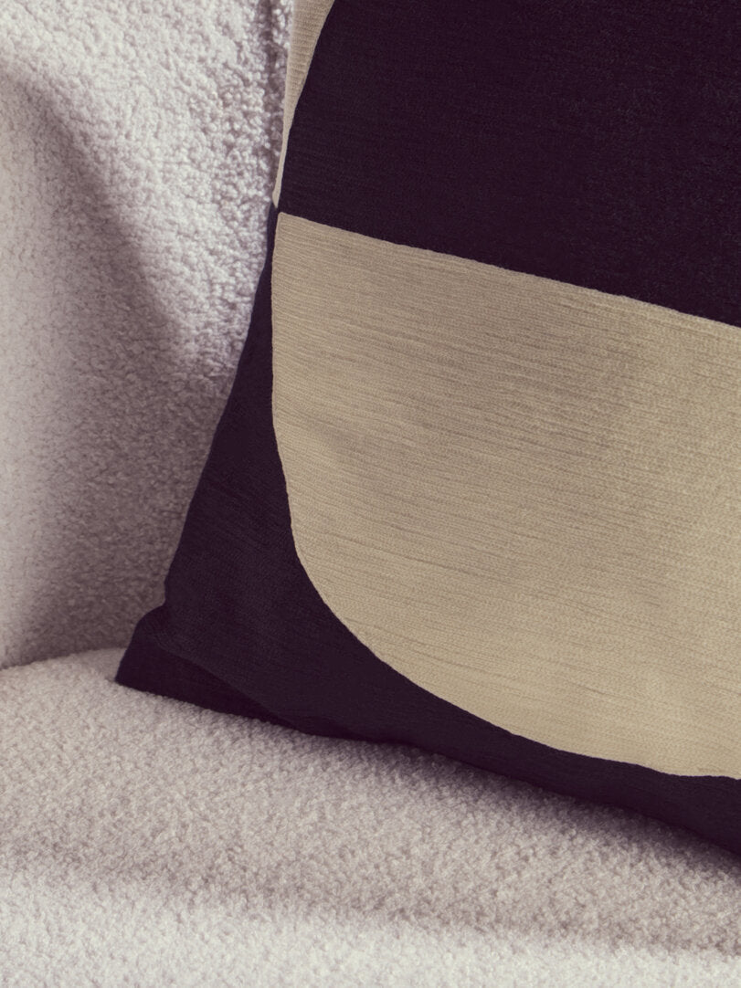 Nuvia Elora Cream And Black Cushion